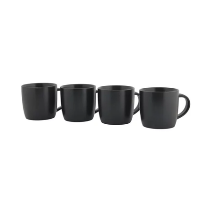 Black Cora Mug - 4 Pack