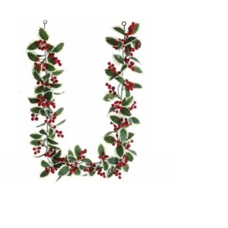 s-pdpxl Berry White AEdge Leaf Garland - Image 1
