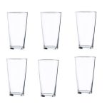 Vic Conical Tempered Glass - Set of 6
