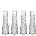 Mini Vintage Decorative Glass Vase - Set Of 4