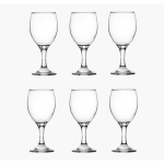 Wine Glass Set of 6 Used for Drinks Water/Juice