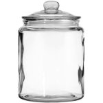 Plain Large Glass Cookie Jar - 30cmH x 18cmD