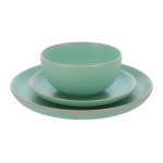 Matte Stoneware Dinnerware - 12 Set - Oat