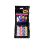 Bulk Pack x 10 Candle birthday 24candles+holders