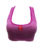 Seamless Sport Bra Q525 Pink - L-XL
