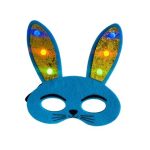 Kids LED Light Up Easter Bunny Mask - White - 1 Pack