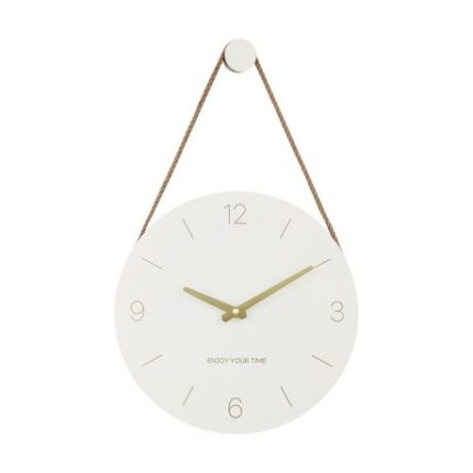 Home Decor Echo Clock Natural 30cm