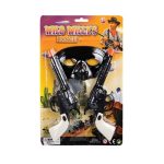 Wild West Ranger - Children's Dress Up - Silver & Black - 3 Piece - 4 Pack