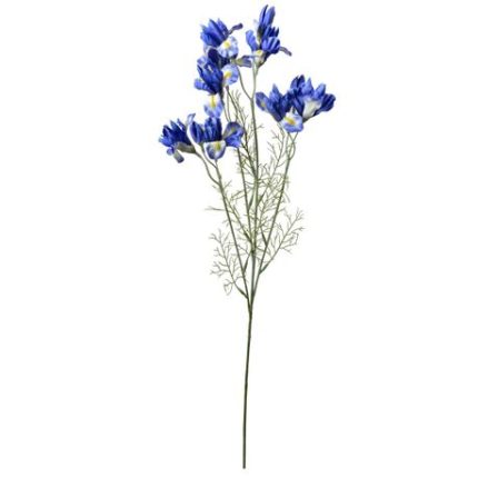 Artificial Iris Flower - Purple - 67cm - Set of 3