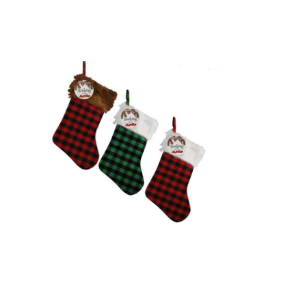 Christmas stocking 40cm-Set Of 3