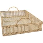 Vietnam Basket Woven Serving Tray - S