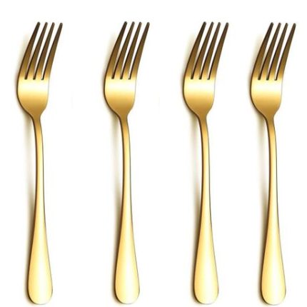 48 Pieces Gold Stainless steel Fork For Table Decor