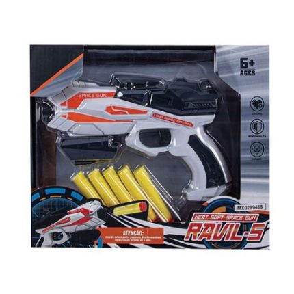 Space Gun - Children's Toys - Ravil-5 - BPA Free - 6 Piece - 5 Pack