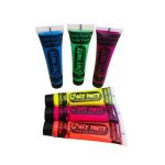 Dress Up Face & Body Paint Neon 25ml, Assorted Colours (Set of 12)