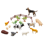 Realistic Farm Animal Figures Toys With Accessories