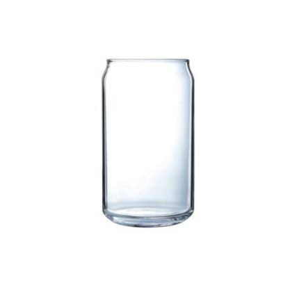 Plain Can Glass Short 2 Pack Tumbler 480ml