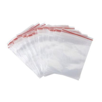 Reclosable Zip Plastic Poly Bags with Resealable Lock Seal Zipper:300*400mm