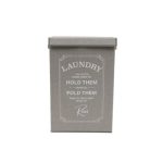 Knock Down Script Laundry Basket,l40xw30xh60cm