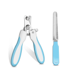 Dog and Cat Nail Clipper Set - Stainless Steel - Pink