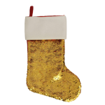 Christmas Reversible Sequin Stocking - Red/Green