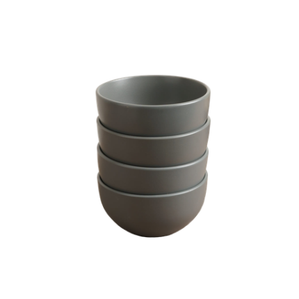 Bowls Soup Bowl - 4 Pack - Charcoal