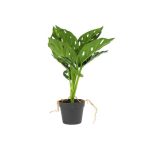 Potted Leaf Cutout Faux Plant