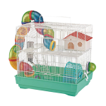 Double Level Hamster Cage (42 cm x 27cm x 37 cm)