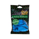 Helium Balloons - Biodegradable - 6 Piece - Blue - 30cm - 6 Pack