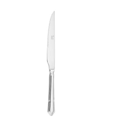 Silver Nov Dubarry Steak Knives - 18/0 - Set of 12