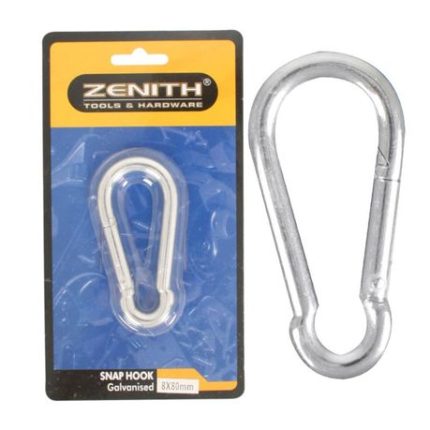Galvanised Snap-Hook - 8x80mm - 3 Pack