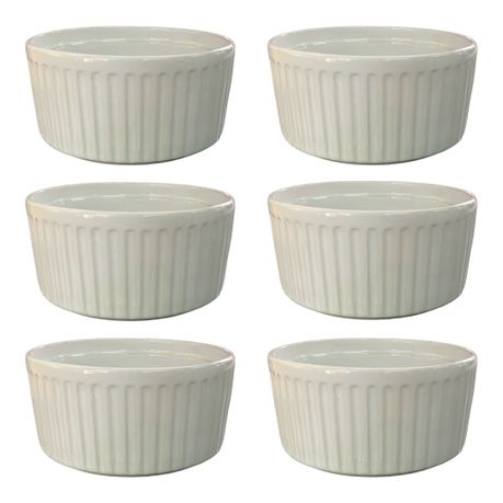 s-pdpxl 6 Piece Ramekin 12x5cm White Porcelain Basics - Image 1