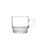 Emerald Crystal Tea Cups - Set of 6