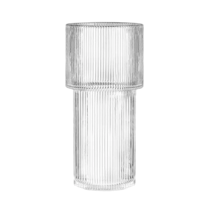 Nordic Stripped Tower Vase - L