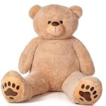 Gift Huggable & Soft Giant Teddy Bear - Light Brown - 130cm