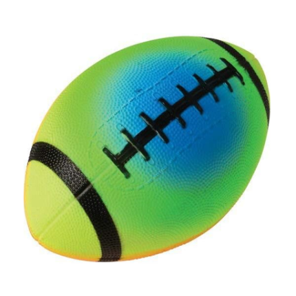 8-Inch Neon Rugby Ball - Set of 3