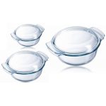 Pyrex - Set of 3 - Casserole Dishes - Round