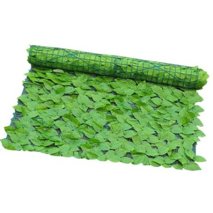 Garden Light Green Artificial Camouflage Privacy Screen Leaf Fence (3x1m)