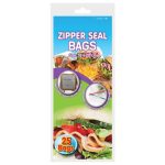 Sandwich Bag - 25 Piece - Zipper Seal - 18cm x 20cm - Disposable - 12 Pack