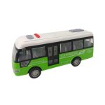 Mini City Service Express Bus Toy for Kids with Music and Lights - 19cm - Red