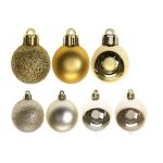 Christmas Baubles - Gold