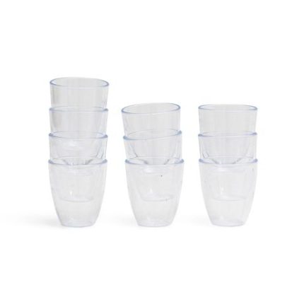 25ml Clear Shot Glasses - 25 Pack
