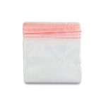 Zip Lock Bag, 100 Piece, Size 180 x 320 mm, 40 mic, Transparent