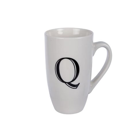 s-pdpxl Mug Daily Tall Letter Q,400ml (4 Pack) - Image 1