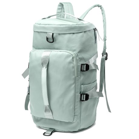 s-pdpxl Women Backpack Travel Luggage Bag Sports& Gym Bag with Shoe Compartment-30L - Green - Image 1