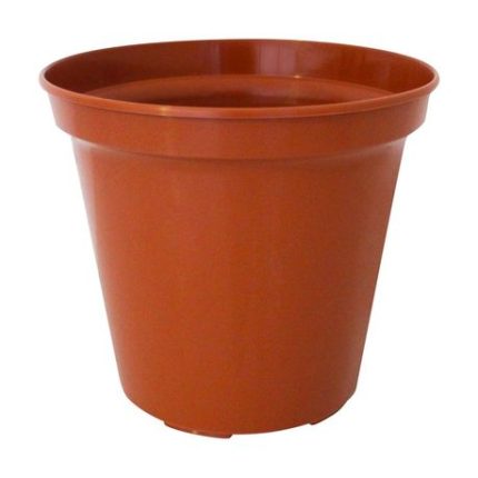Home Decor Terracotta Plastic Flower Pot 320 mm - Set of 2