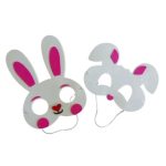 Easter Bunny Mask - Set of 2 - 1 Pack