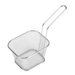 Stainless Steel Square Mini Fry (Set of  4)