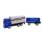 Die Cast Truck and Trailer - Rescue Series - Orange
