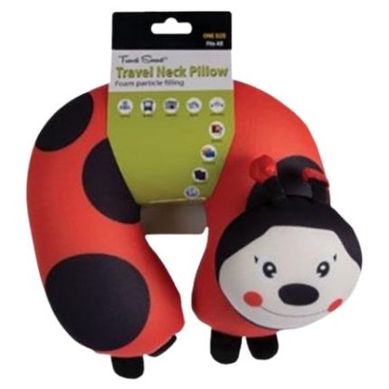Travel Smart - Travel Neck Pillow (Kiddies) - Black / Red