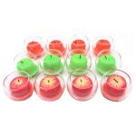 Gift Set - 12PCS Decorative Candles in Glass Jar - Unicorn Design